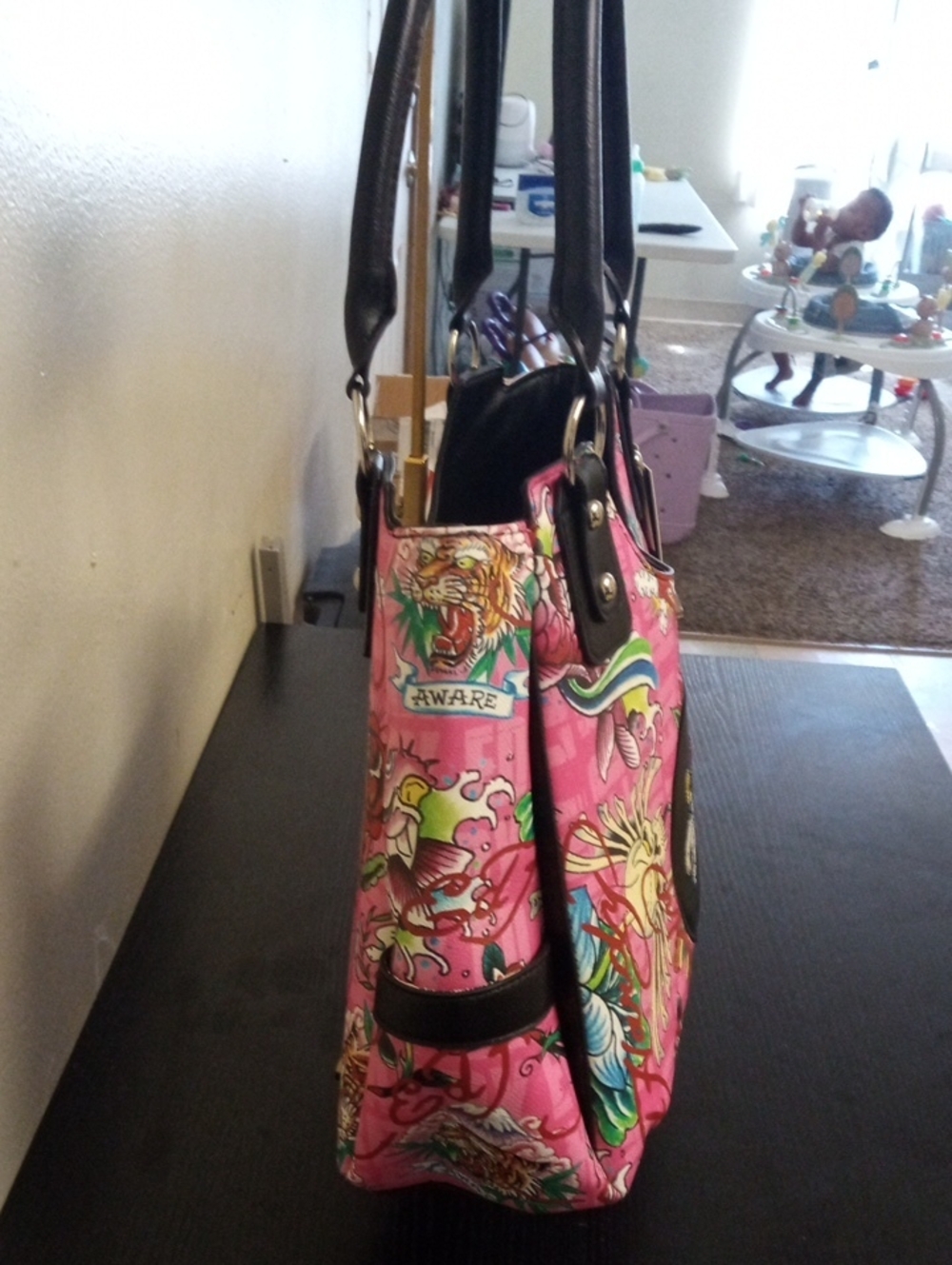 ED Hardy Tattoo Tote Nwt - Picture 8 of 10